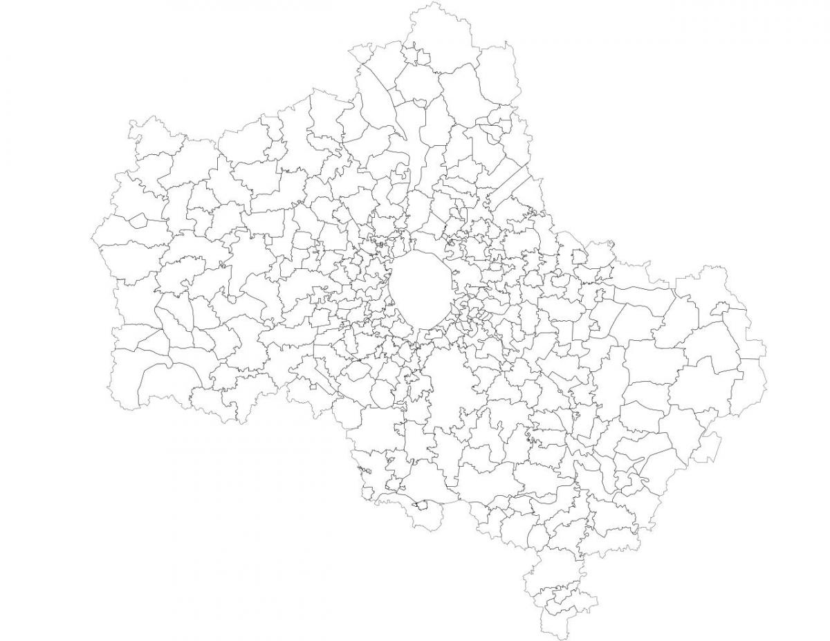 موسكفا البلديات خريطة
