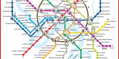 خريطة مترو موسكو