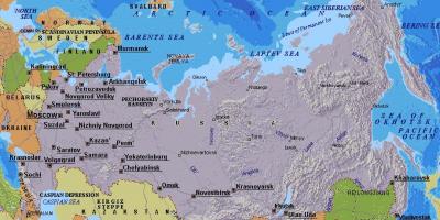 خريطة موسكو روسيا